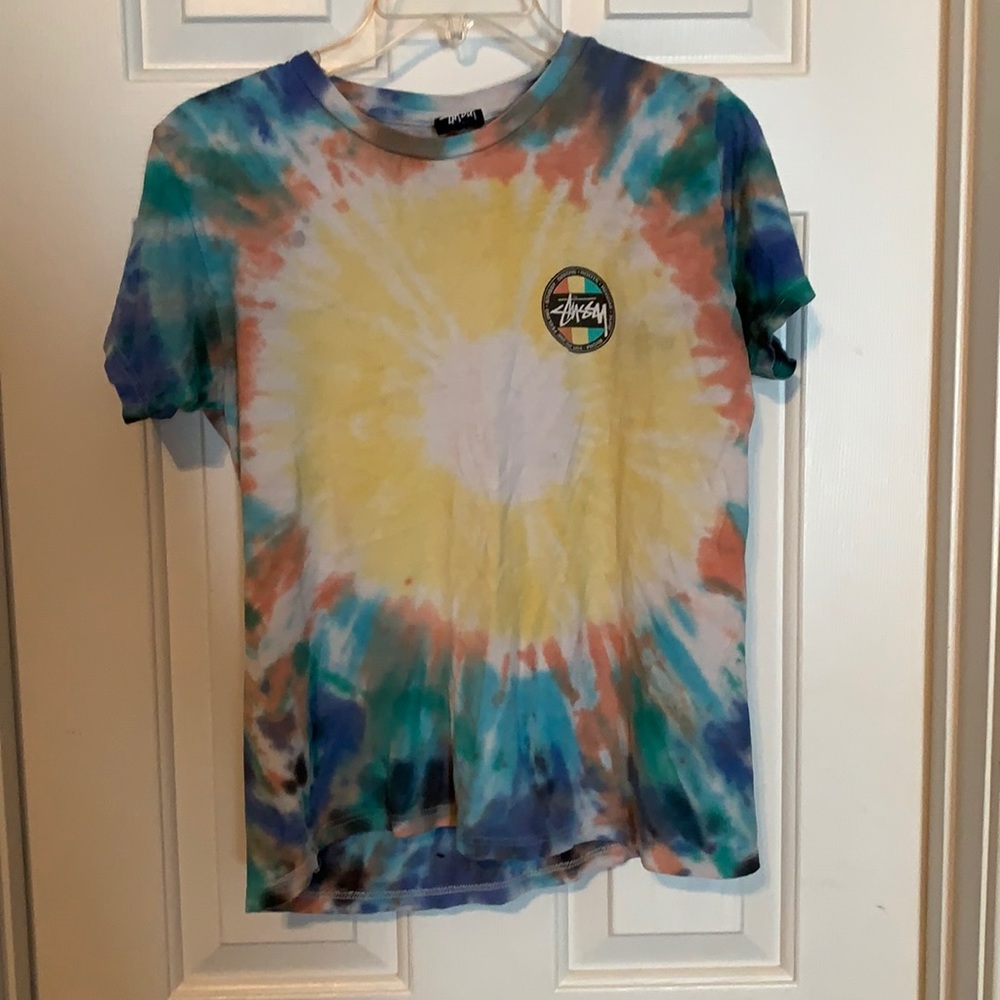 Stussy tie dyed t-shirt